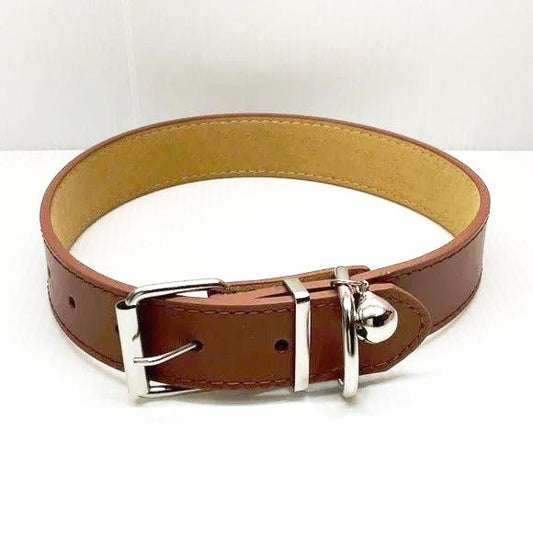 Genuine leather brown color dog collar belt extra large - Classic Fashion DealsGenuine leather brown color dog collar belt extra largeDog collarunbrandedClassic Fashion Deals