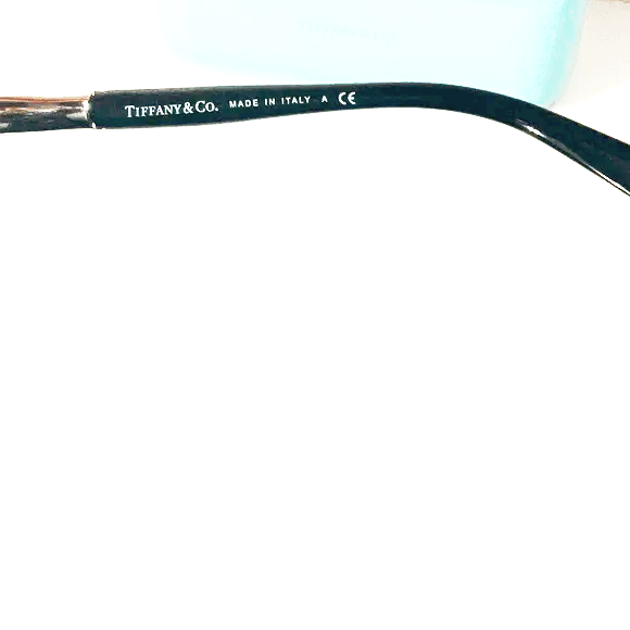 Tiffany woman’s Sunglasses TF 4097 cat eye black frame blue lenses