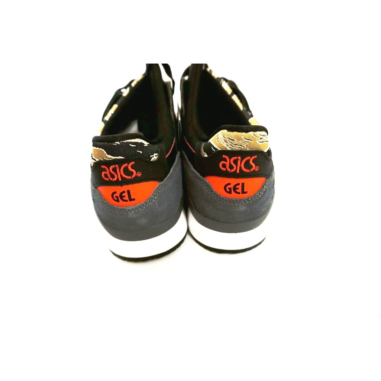 Asics mens gel lyte iii running shoes tiger black orange size 10 us