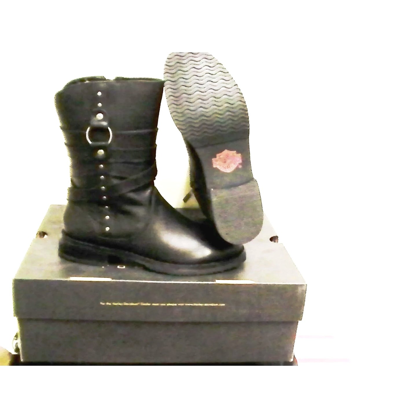 Women's harley davidson riding boots nora size 6 new with box