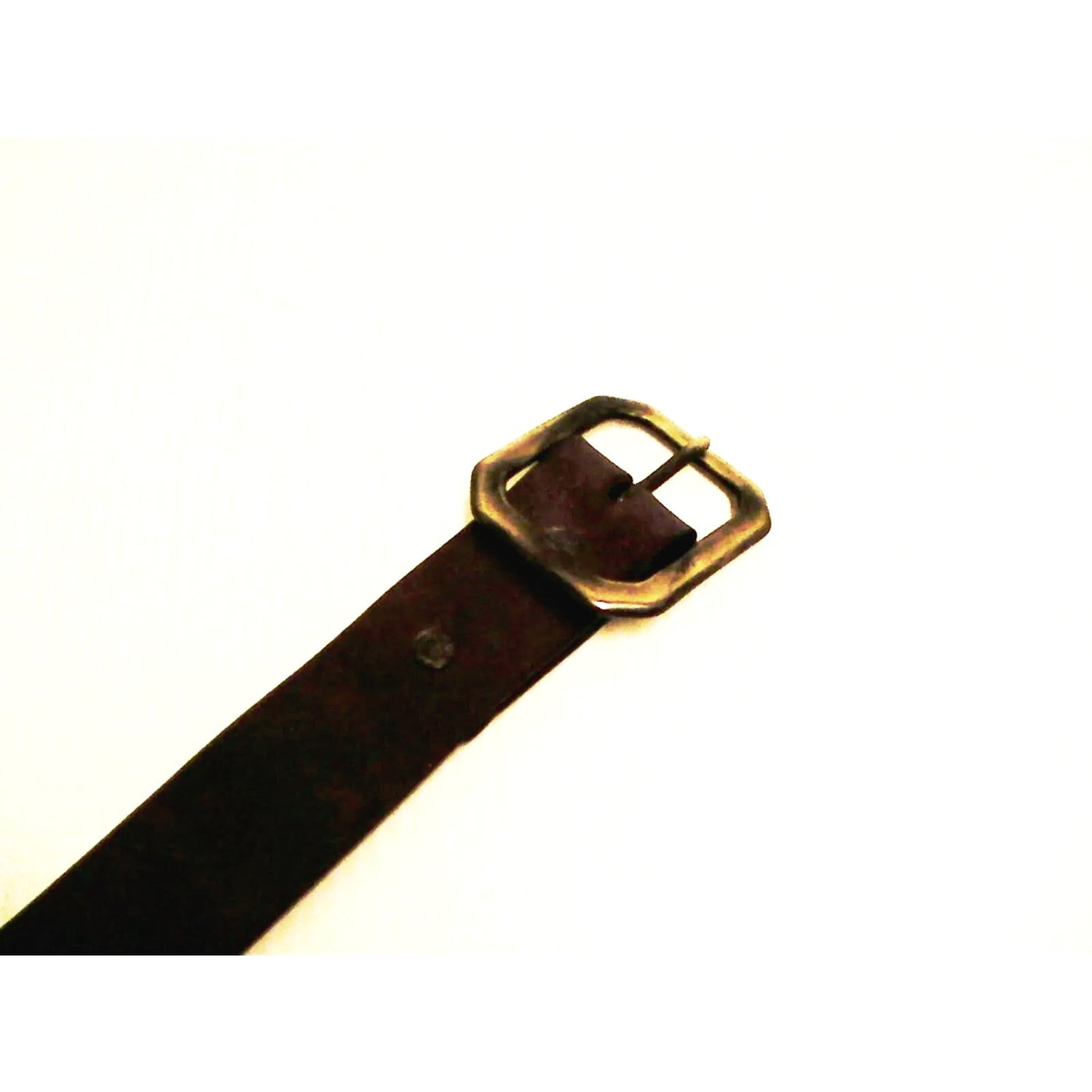 True religion genuine leather belt gunmetal buckle size 40 inch dark  brown new