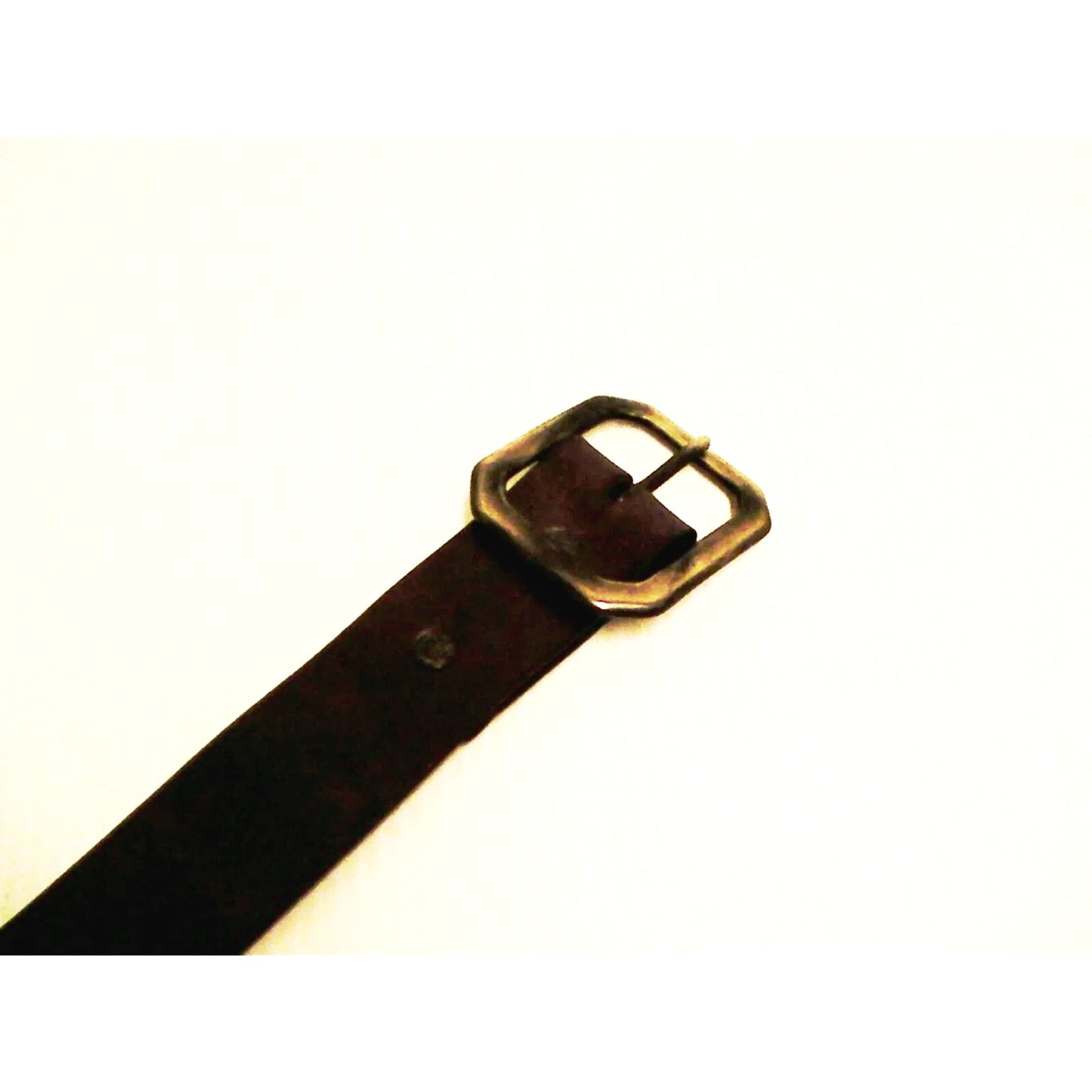 True religion genuine leather belt gunmetal buckle size 36 inch dark  brown new