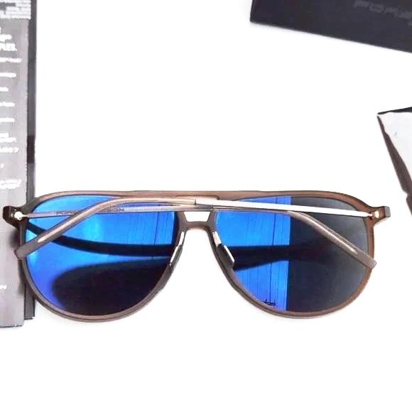 Porsche design sunglasses aviator style unisex polarized p8662 titanium
