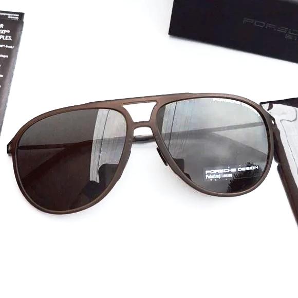 Porsche design sunglasses aviator style unisex polarized p8662 titanium