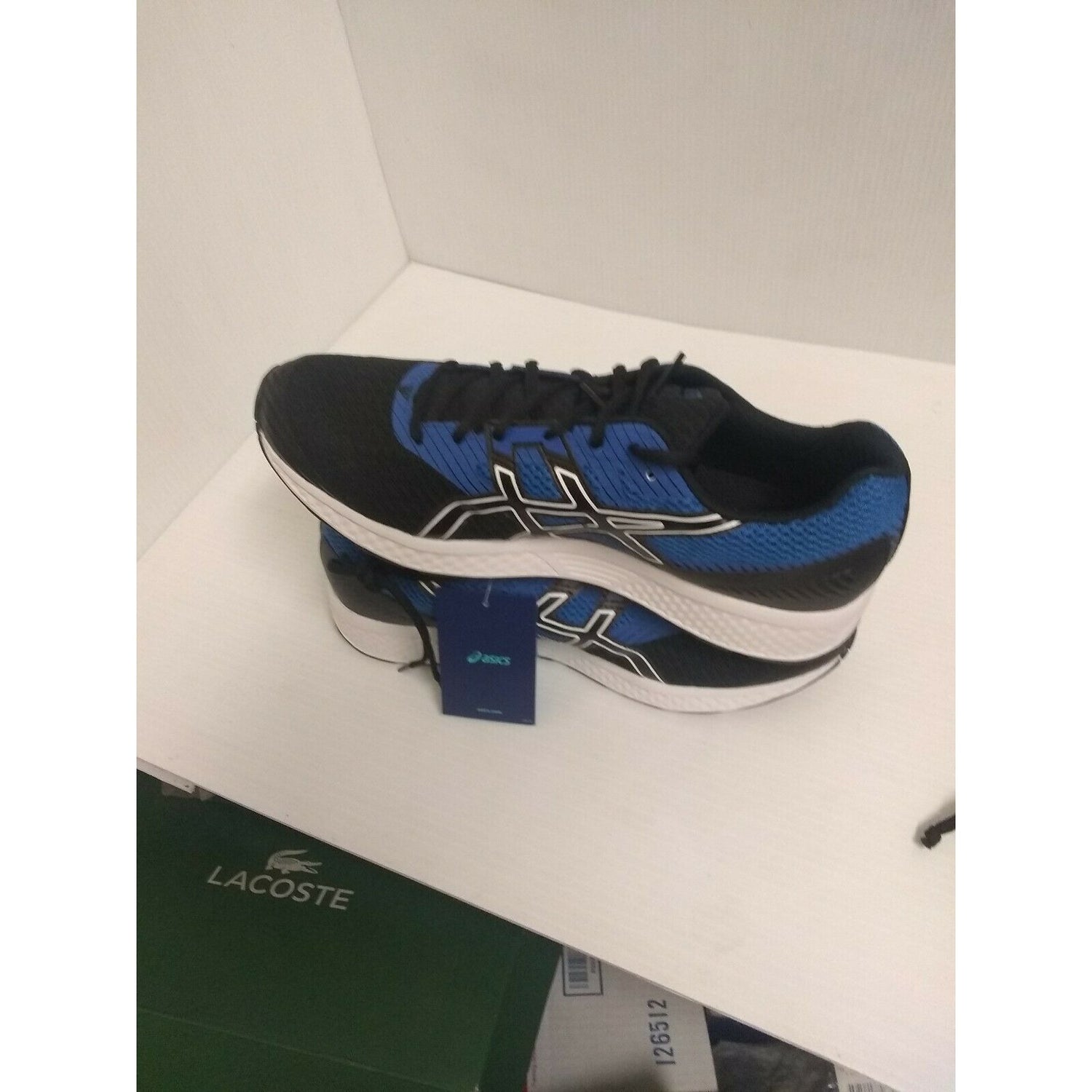 Asics Men's Shoes Gel 1 Black Blue running shoes Size 11.5 us