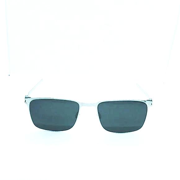 Mykita men polarized sunglasses Yanir shinysilver made in Germany