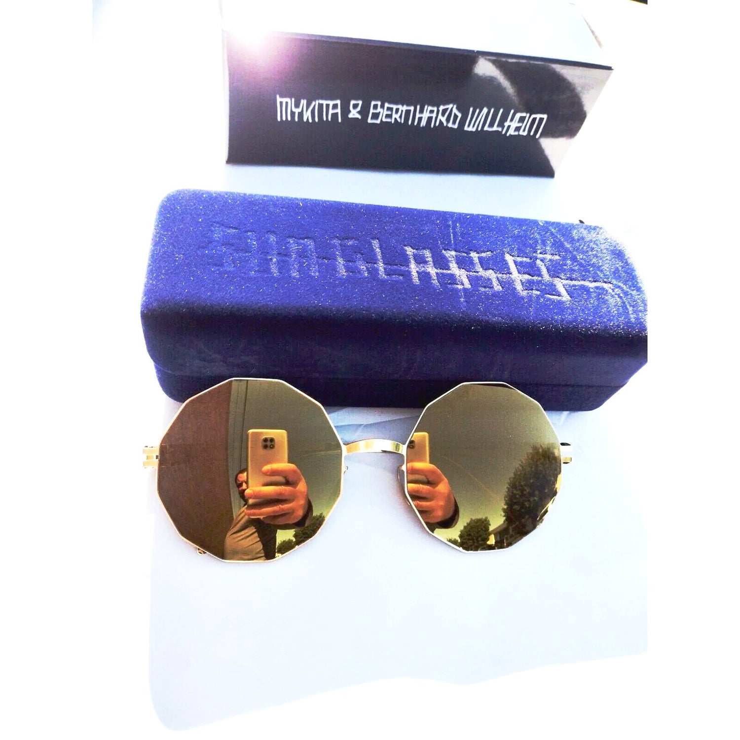Mykita sunglasses veruschka F9 gold mirror 54/20 size 125 made in Germany