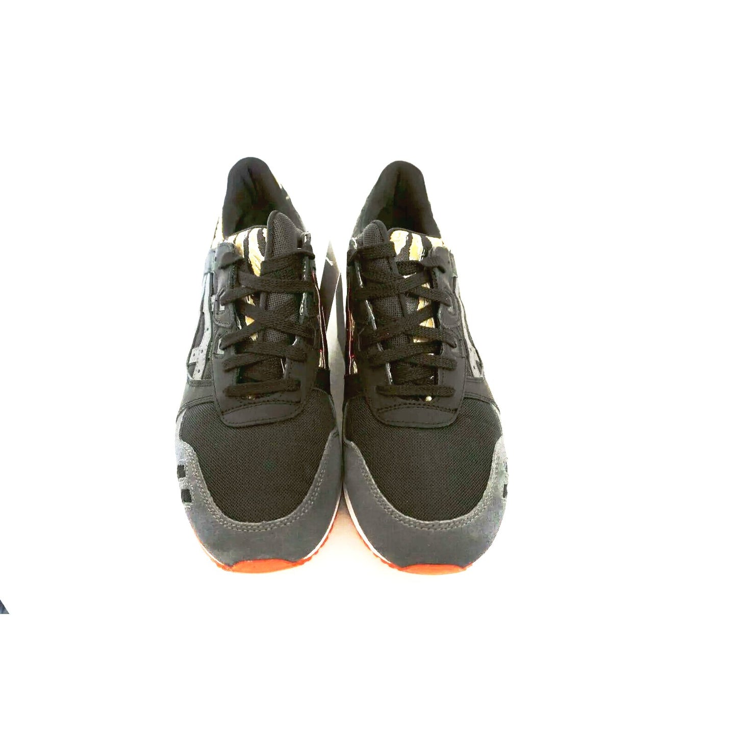 Asics mens gel lyte iii running shoes tiger black orange size 10.5 us