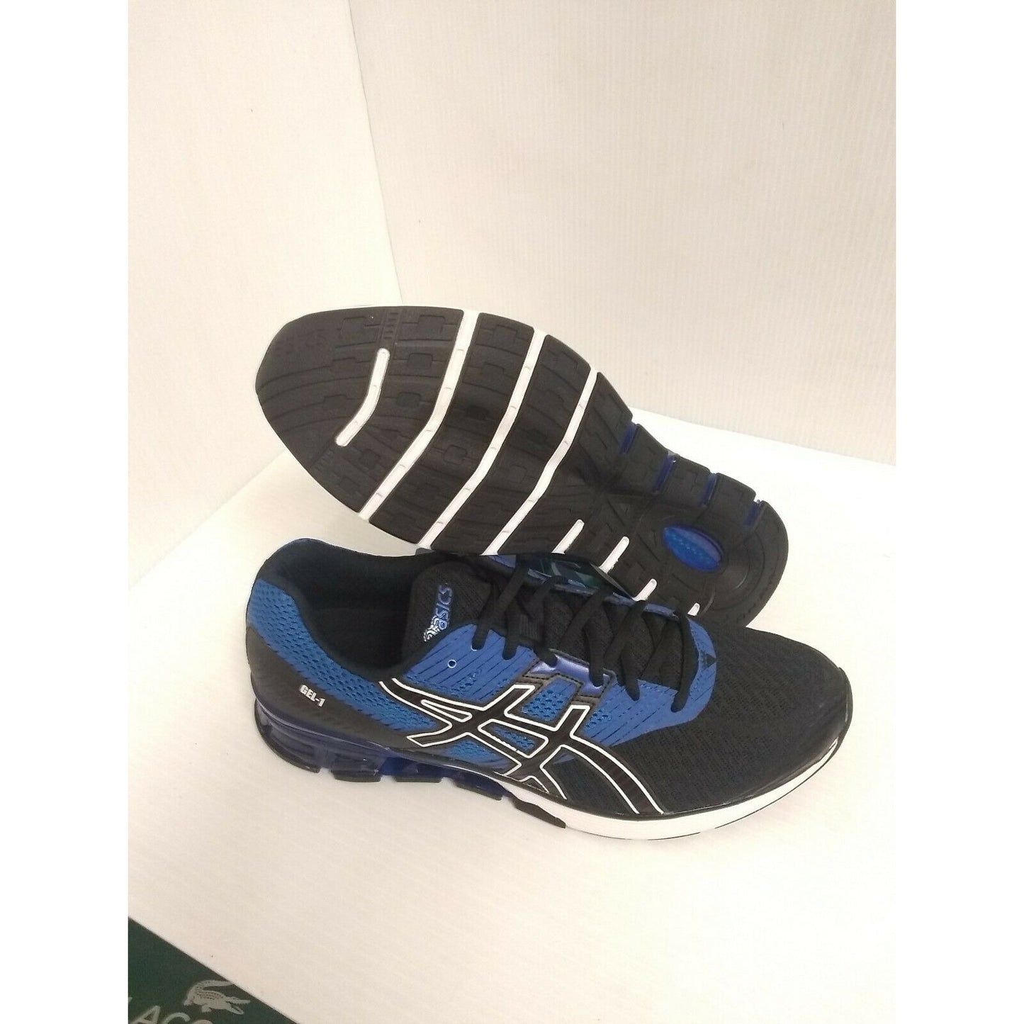 Asics Men's Shoes Gel 1 Black Blue running shoes Size 11.5 us