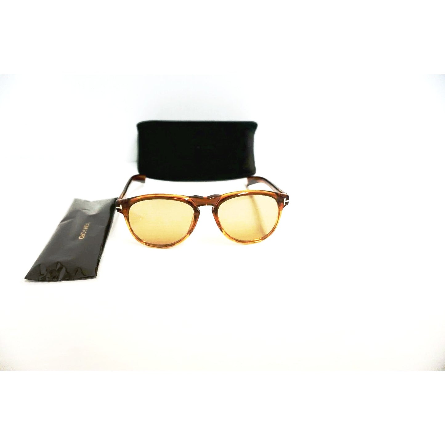 Authentic unisex Tom Ford Sunglasses TF 291 41A honey round frame and lenses