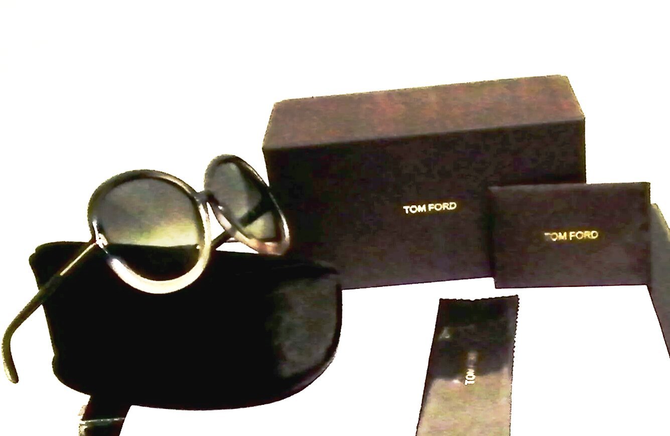 Authentic Tom Ford Candice TF 276 20B Black Crystal / Grey Gradient Sunglasses