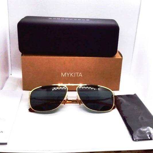 Mykita sunglasses lite sun green lenses new with box made in Germany