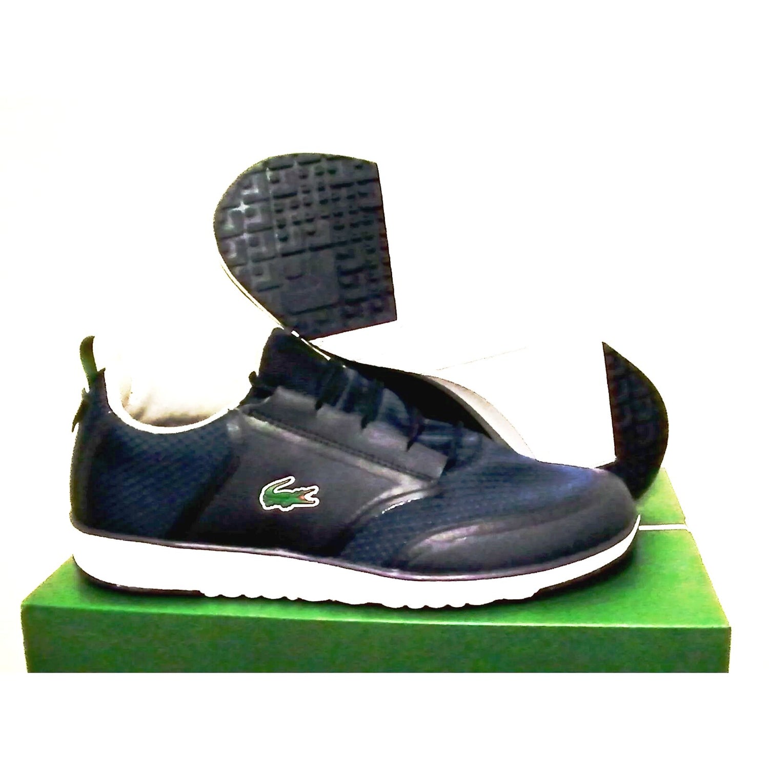 Lacoste shoes L.IGHT LT12 spm txt/syn dark blue training size 8 new with box