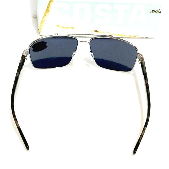 Costa Del Mar new polarized sunglasses Flagler blue lenses gunmetal frame