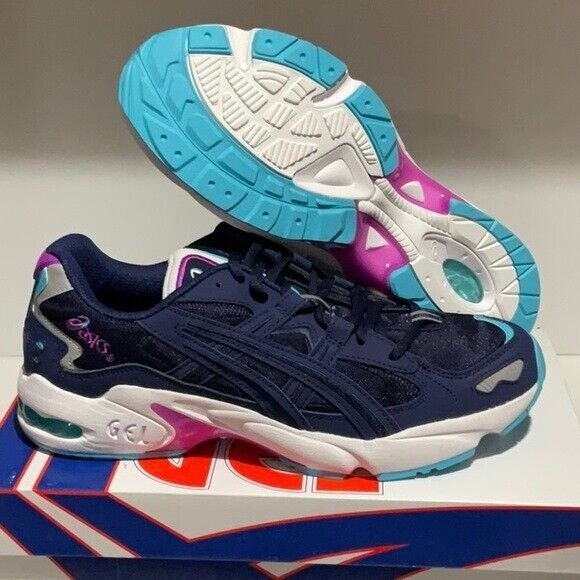 Asics men gel Kayano 5 OG indigo blue running shoes size 10.5 us - Classic Fashion Deals