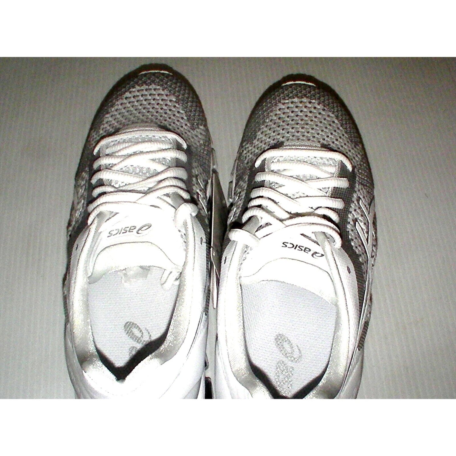Asics women's running shoes gel quantum 360 knit white snow silver size 9 us - Classic Fashion Deals