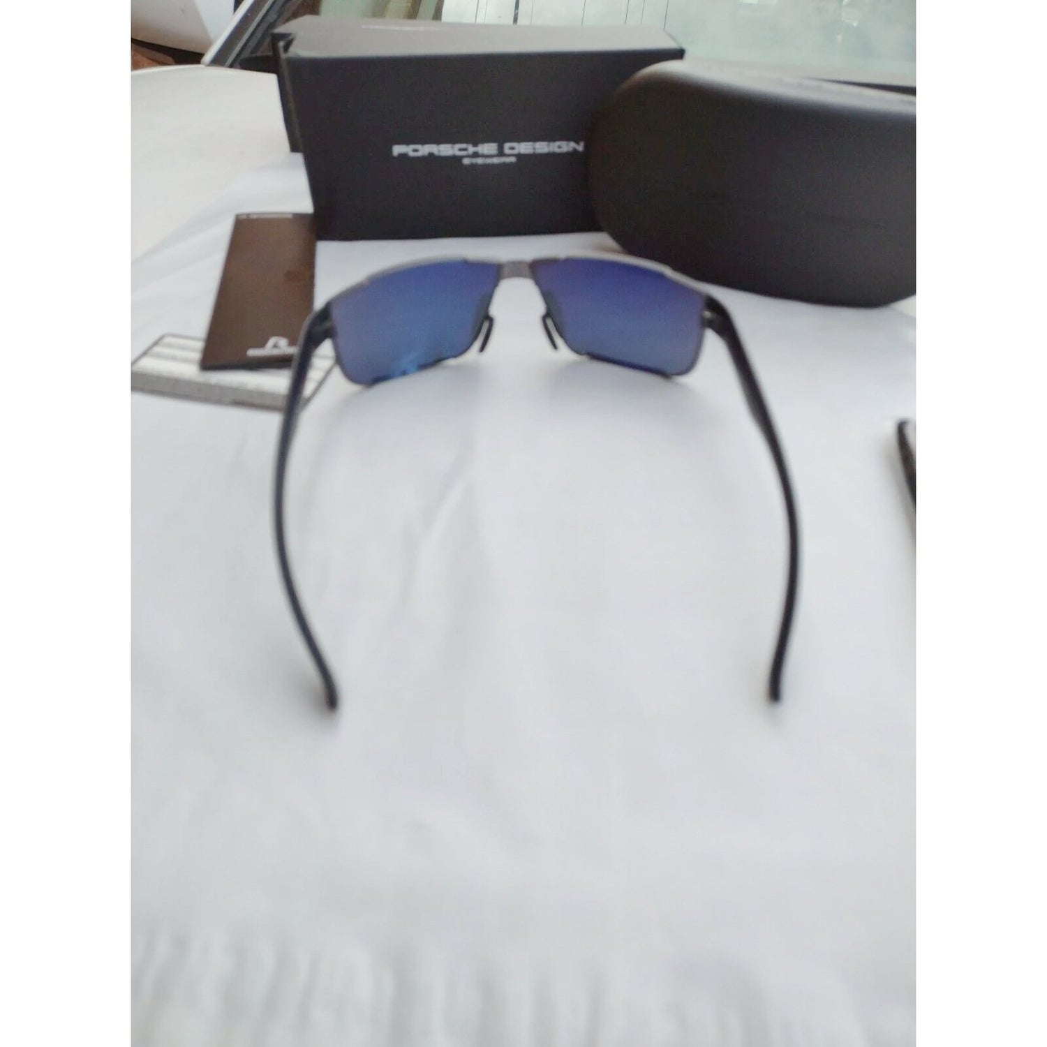 Porsche design p8509 sunglasses dark blue arm grey lenses