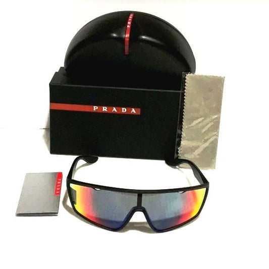 Prada Men’s sunglasses sps 09u dg0-9q1 matte black frame made in Italy