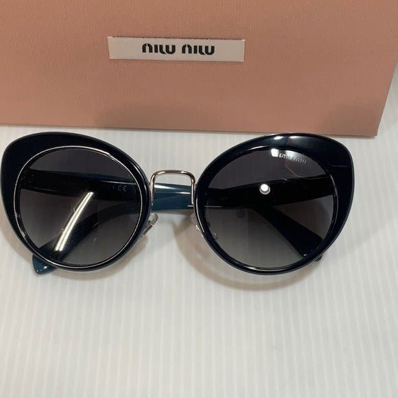 Miu Miu woman’s sunglasses smu 06TTMY-5D1 cat eye made in Italy
