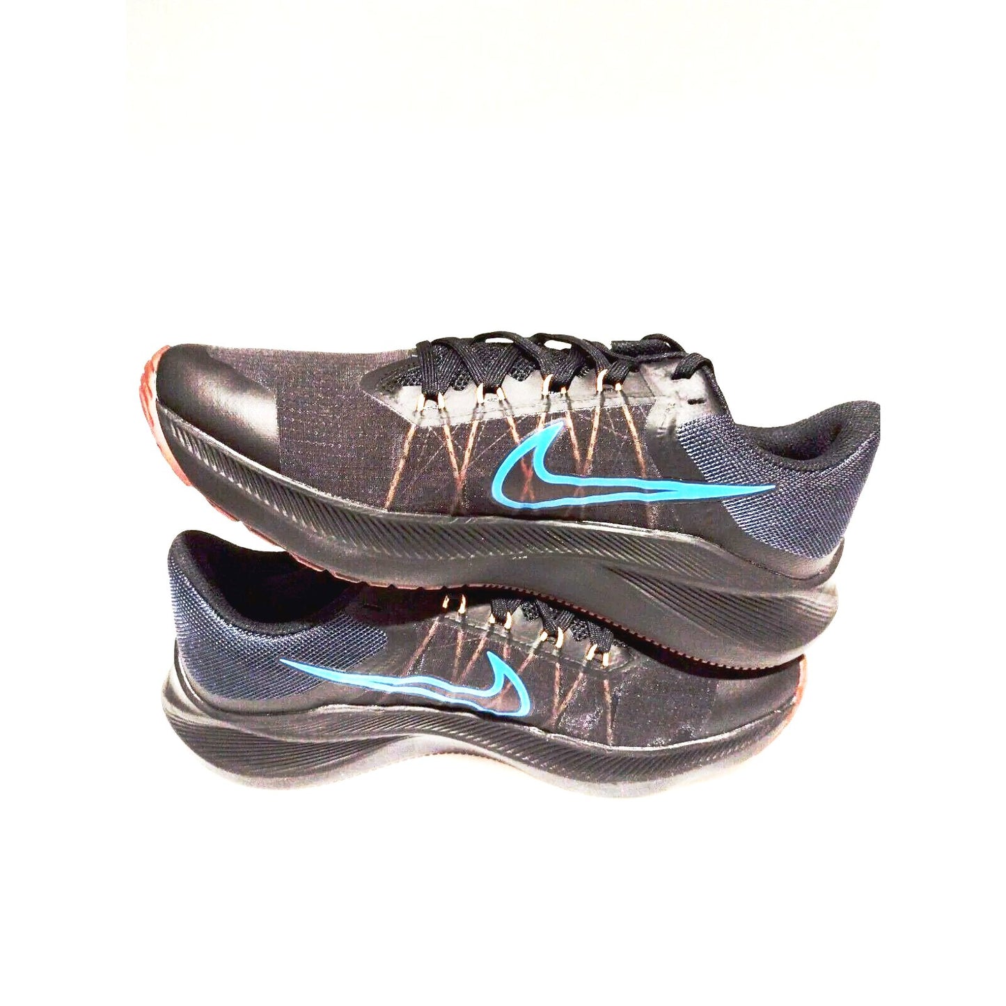 Nike zoom winflo 8 black photo blue running shoes size 12 us men
