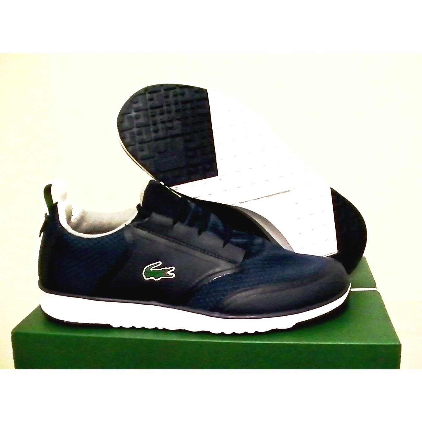Lacoste shoes L.IGHT LT12 spm txt/syn dark blue training size 7.5 new with box