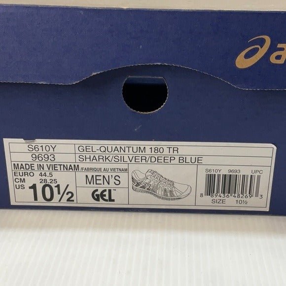 Asics gel quantum 180 tr running shoes for men size 10.5