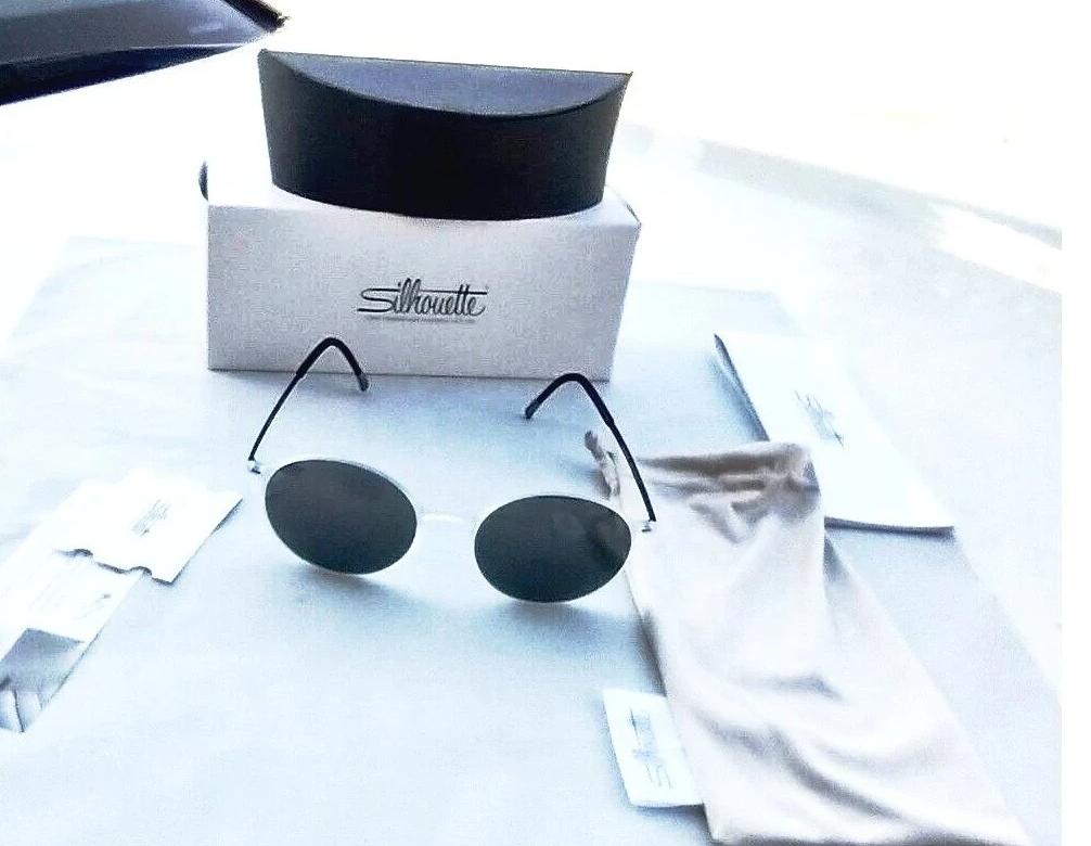 Silhouette sunglasses vintage 4075/75 1140 round grey lenses made in Austria