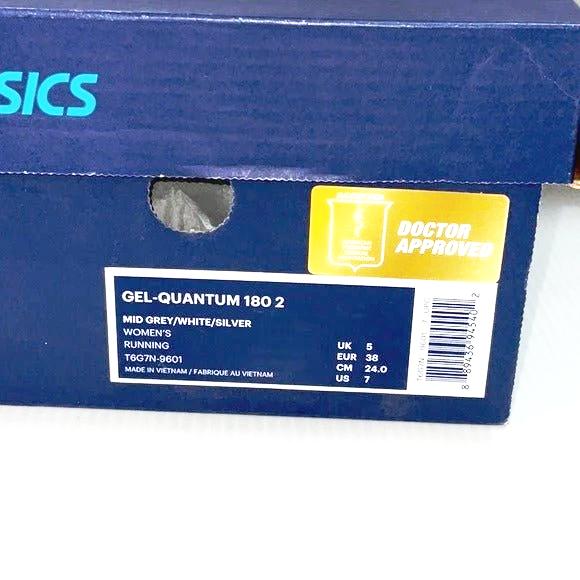Asics gel quantum 180 2 running shoes for woman’s size 7 us