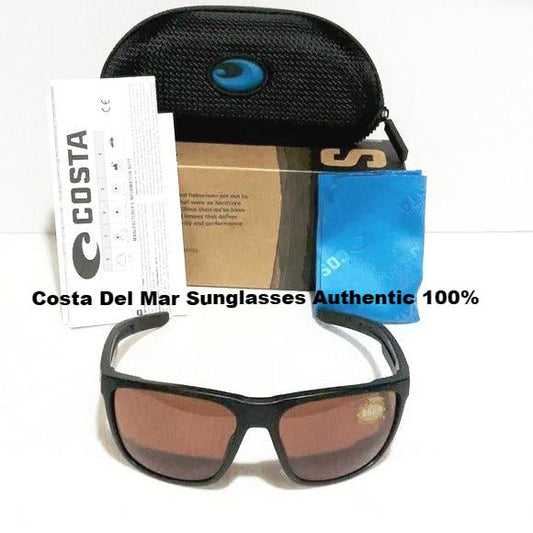 Costa Del Mar Ferg polarized brown lenses matte black frame - Classic Fashion Deals