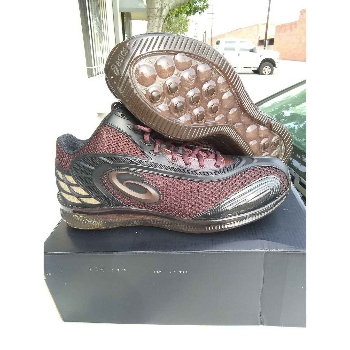 Asics Men's Gel Sokat Infinity 2 Running Shoes Coffee Black Size 11 US