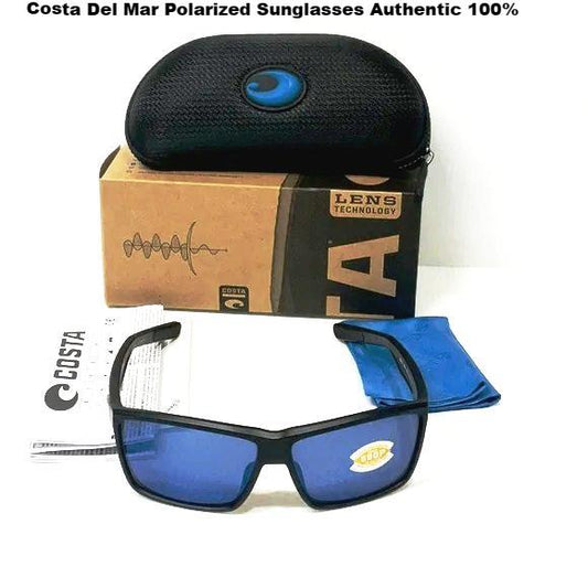 Costa Del Mar men’s polarized sunglasses Rinconcito 901609 matte black frame