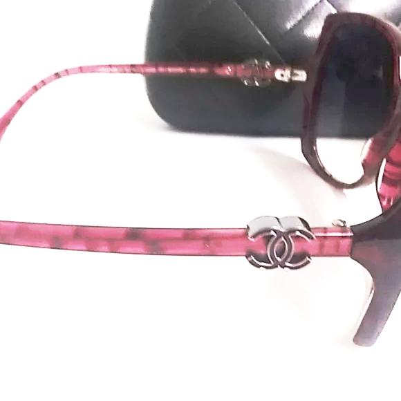 Chanel sunglasses 5216 c.1306/3P red burgundy authentic made in Italy