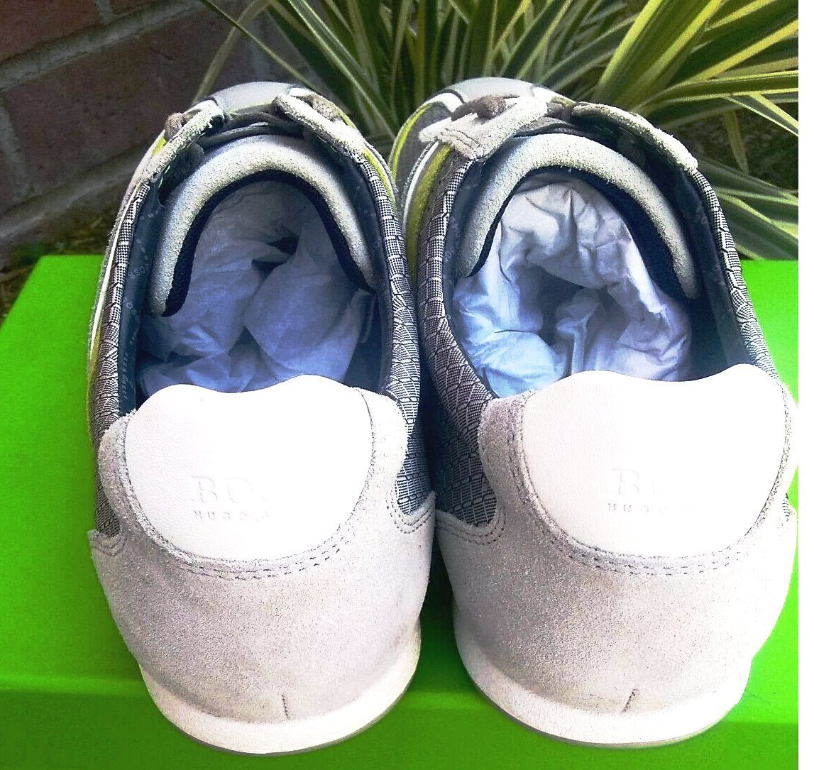 Hugo Boss Men's Shoes Stremmo Light Pastel Grey Size 12 US