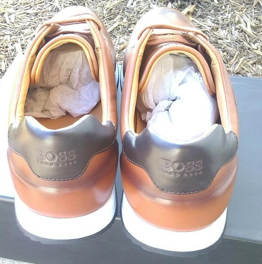 Hugo Boss Casual Shoes Legacy Runn Burs Medium Brown Size 7 US Men