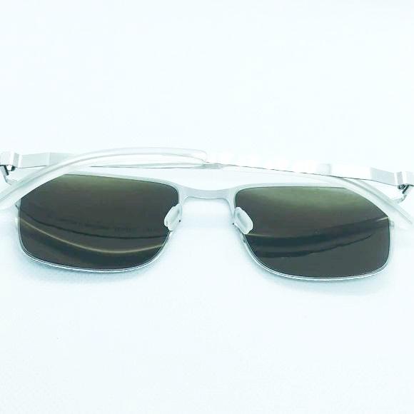Mykita men polarized sunglasses Yanir shinysilver made in Germany