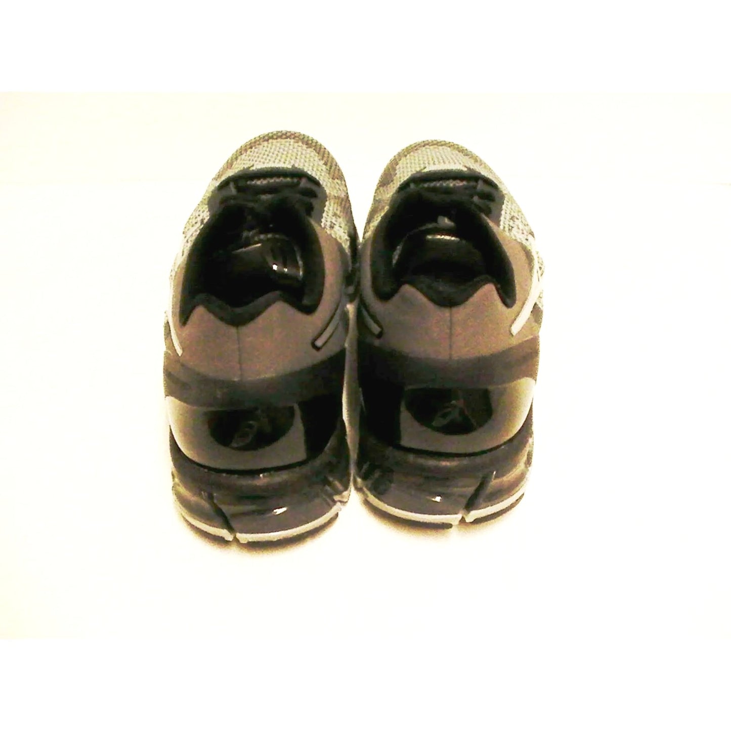 Asics men's gel quantum 360 knit running shoes mid grey carbon black size 12 us