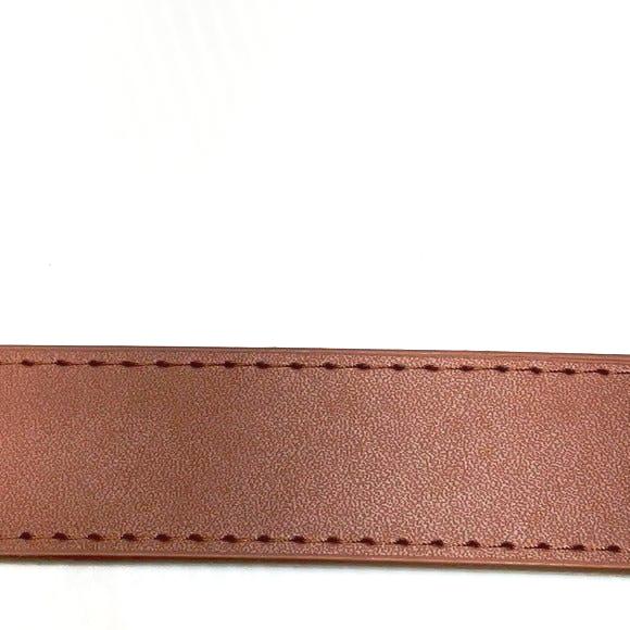 Genuine leather brown color dog collar belt extra large - Classic ...