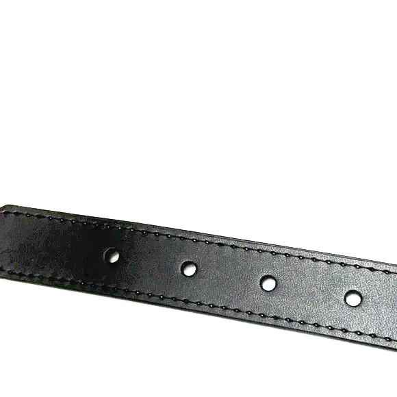 Genuine leather dog collar belt black color large size - Classic Fashion Deals
