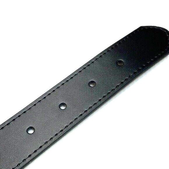 Genuine leather dog collar belt extra-large black color brand new - Classic Fashion Deals