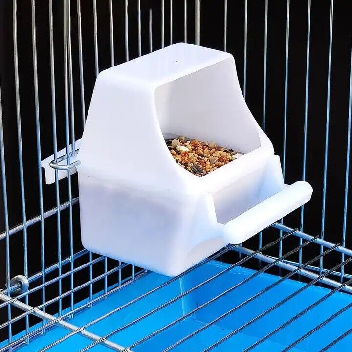 Hanging Bird Feeders for Cage Large Capacity Plastic Food Container 3X pieces - Classic Fashion Deals