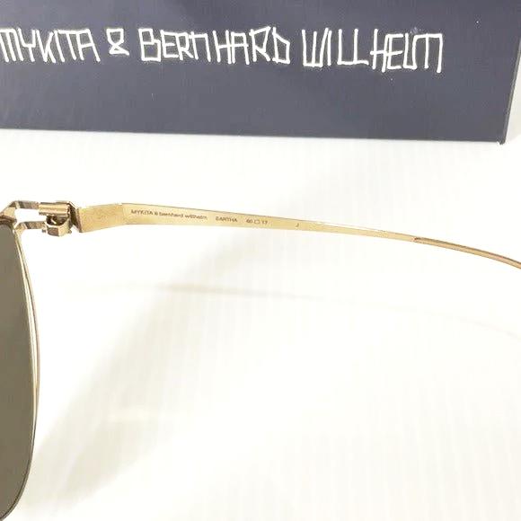 Mykita woman’s sunglasses eartha f69 cat eye gold frame mirror lenses - Classic Fashion Deals
