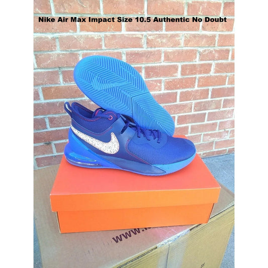 Nike Air Max Impact Running Shoes Blue Size 10.5 US Men - Classic Fashion Deals