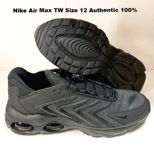 Nike air max TW men running shoes all black size 12 us - Classic Fashion Deals