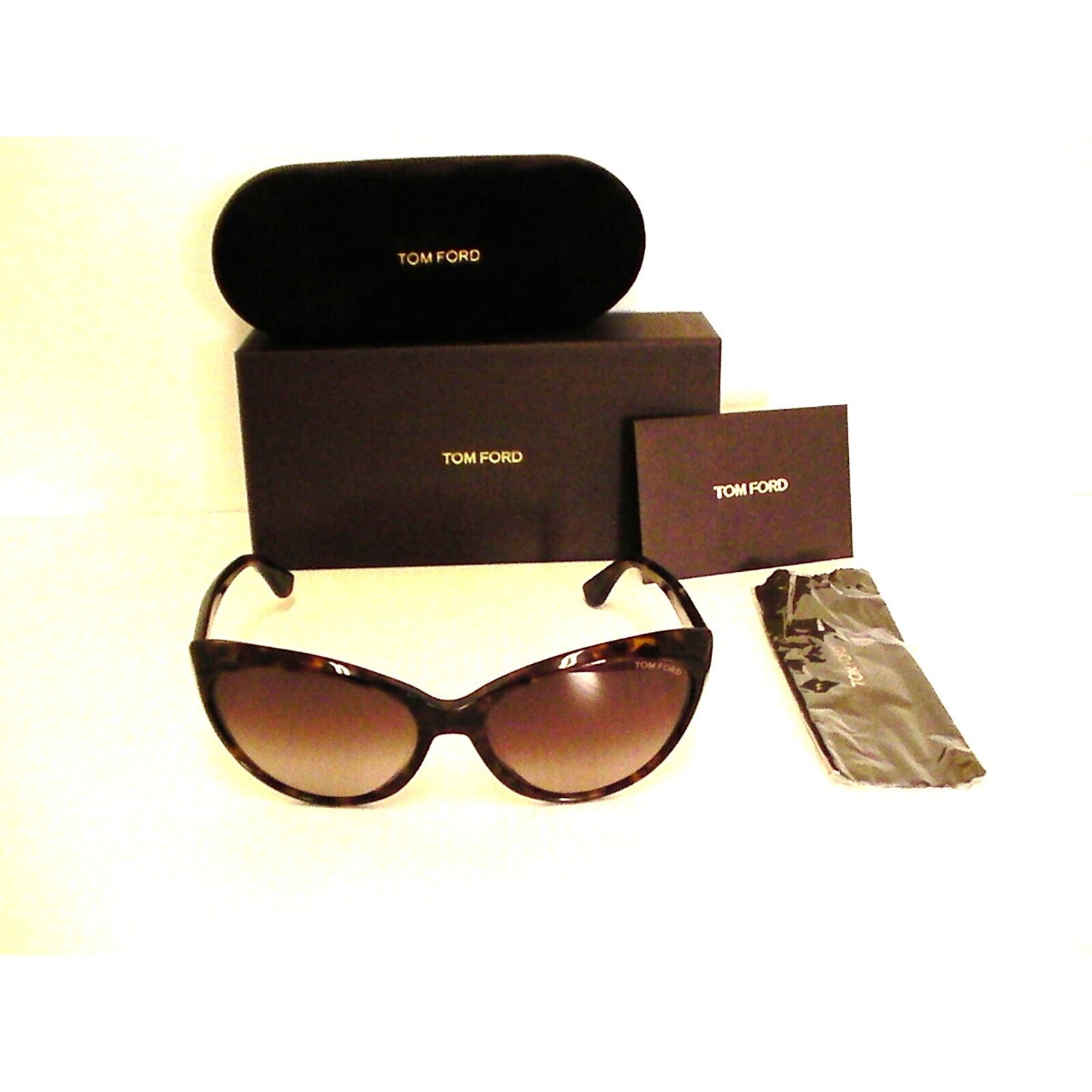 Tom Ford New Sunglasses women"s cat eye TF 231 tortoise 52F MARTINA - Classic Fashion Deals